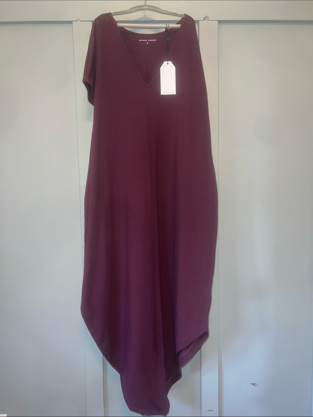 Universal Standard Asymmetric Midi Dress in Açaí Purple